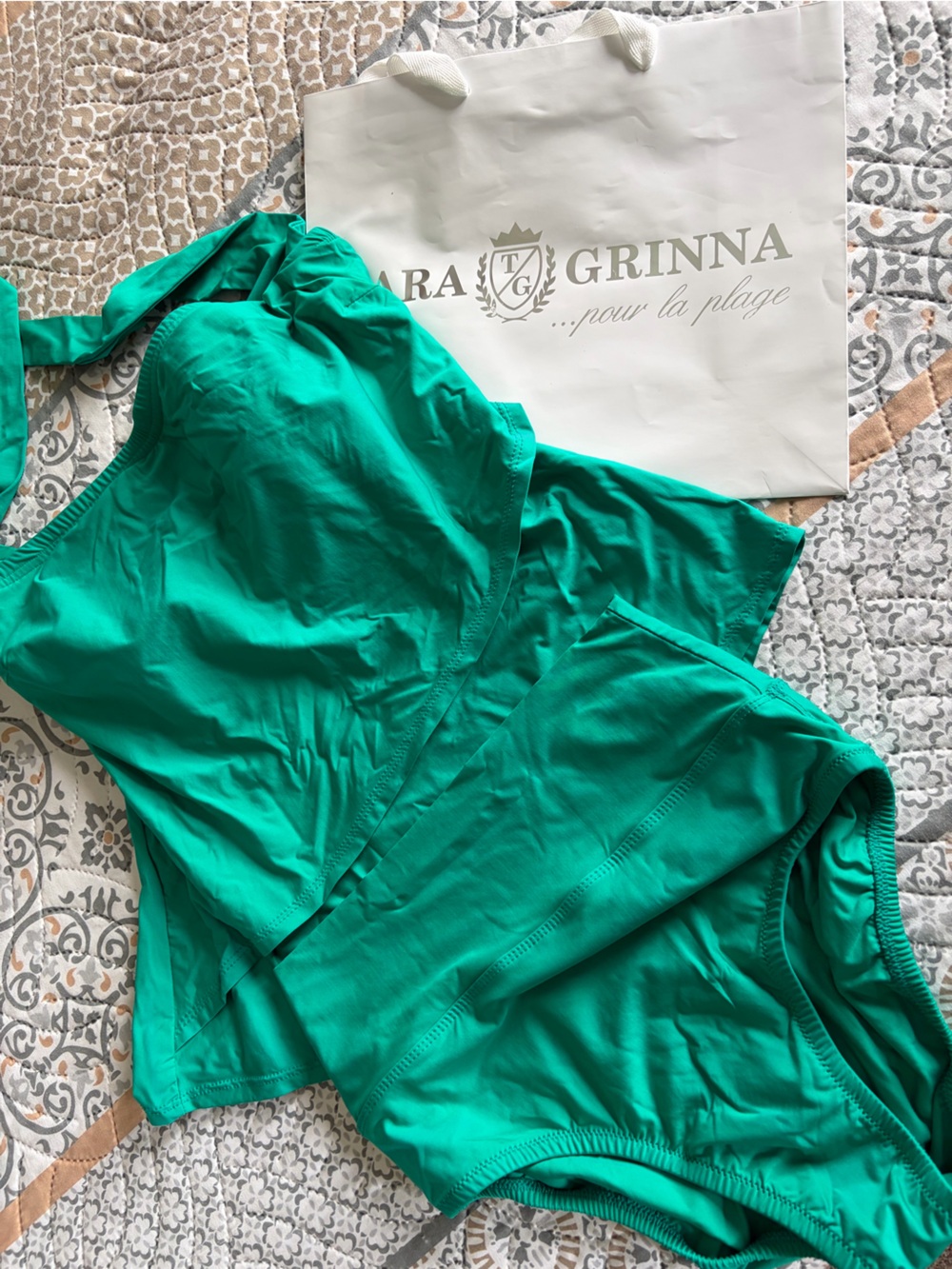 Tara Grinna emerald Women’s Swim suit